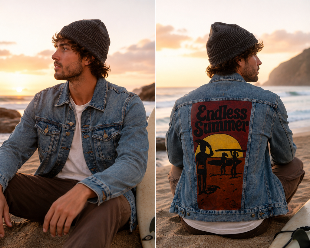 Endless Summer™ Upcycled Denim Jacket