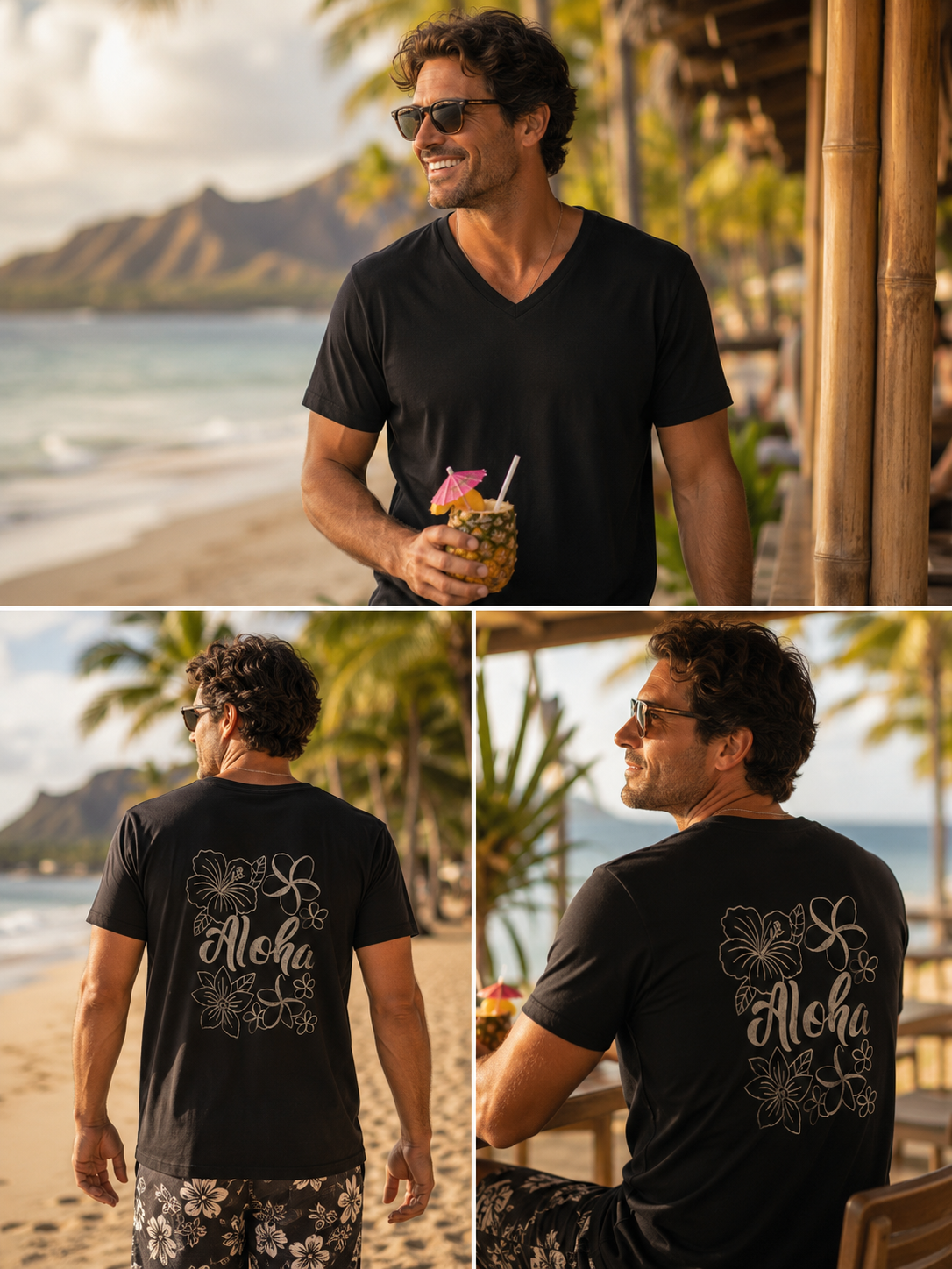 Aloha™ V-Neck T-Shirt