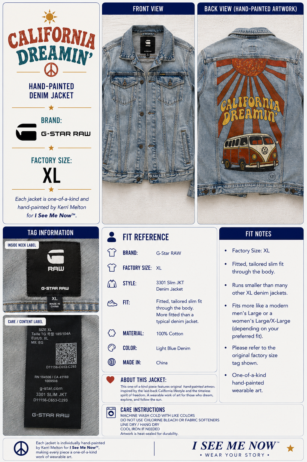 California Dreamin’™ Upcycled Denim Jacket