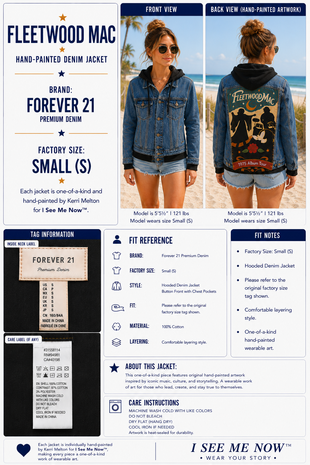 The Beginning™ Upcycled Denim Story Jacket