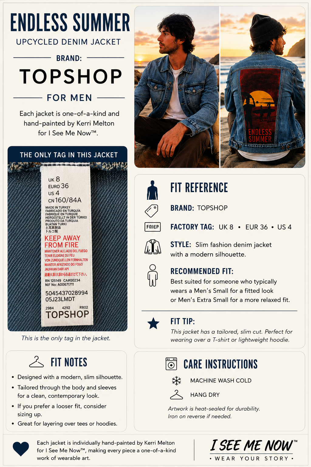 Endless Summer™ Upcycled Denim Jacket