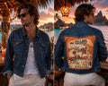 Island State of Mind™ Upcycled Denim Jacket