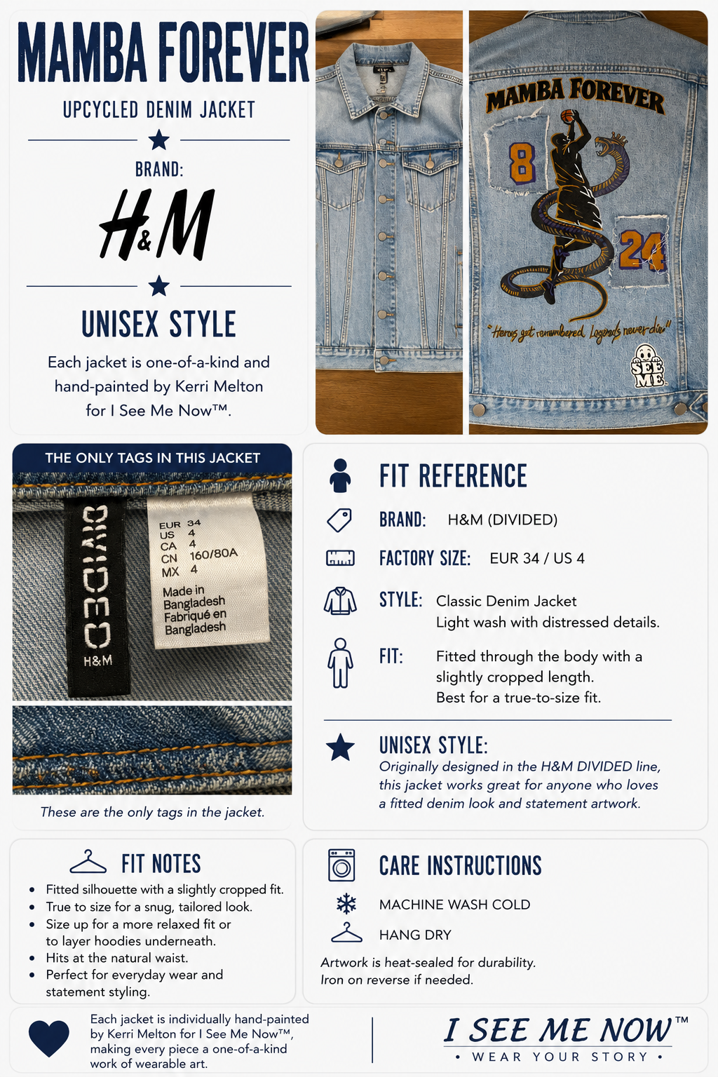 The Legacy Lives On™ Upcycled Jean Jacket