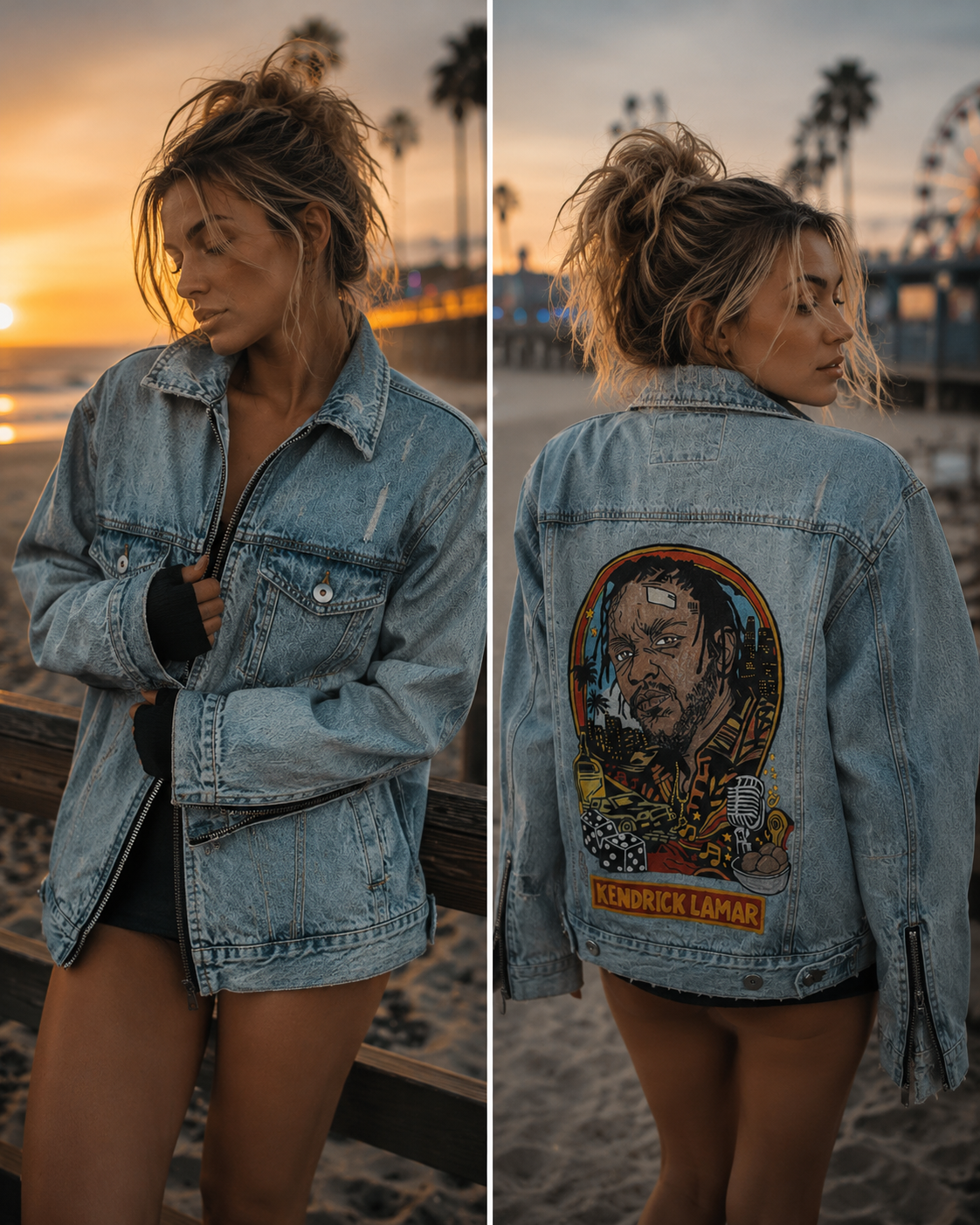 Strength Speaks™ Upcycled Denim Jacket