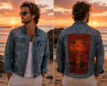 Golden Horizon™ Upcycled Denim Jacket