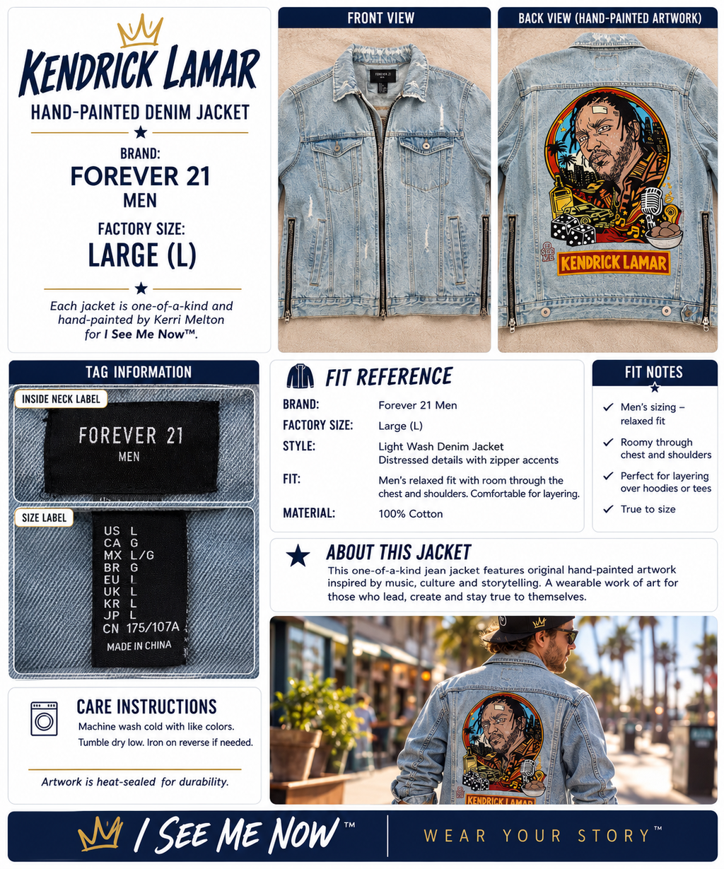 Strength Speaks™ Upcycled Denim Jacket
