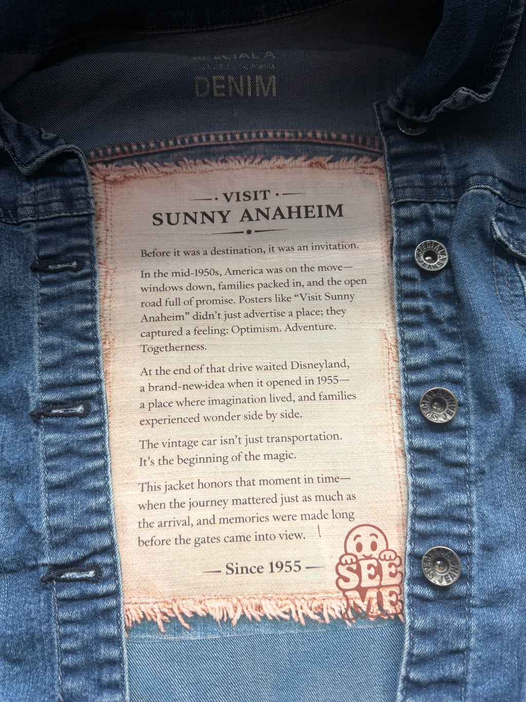 Where Wonder Began™Upcycled Jean Jacket