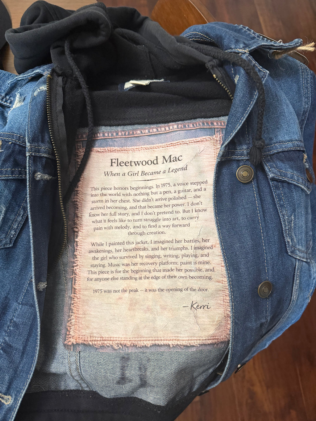 The Beginning™ Upcycled Denim Story Jacket