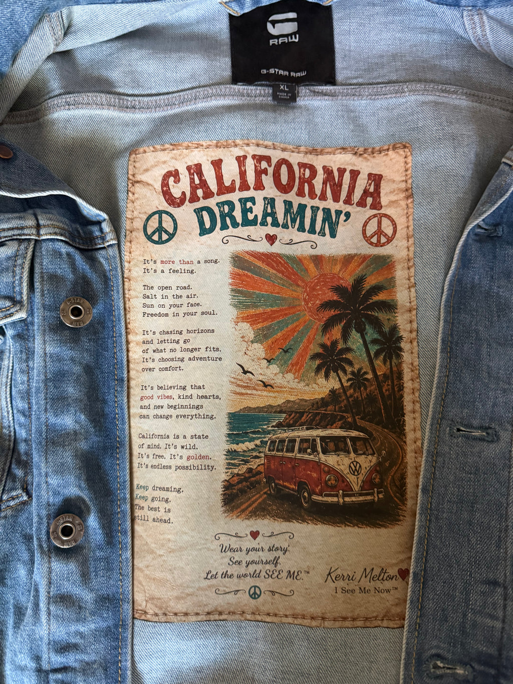 California Dreamin’™ Upcycled Denim Jacket