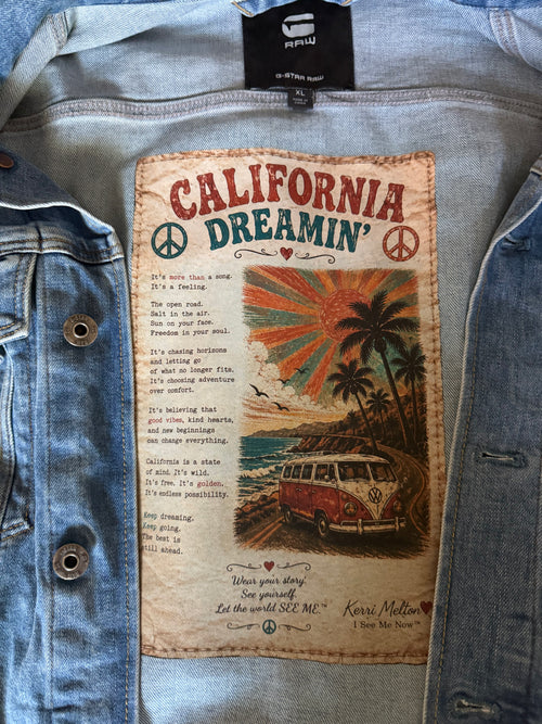 California Dreamin’™ Upcycled Denim Jacket
